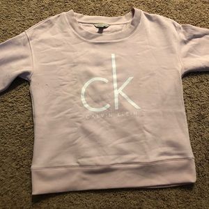 Calvin Klein blush pink sweatshirt size S